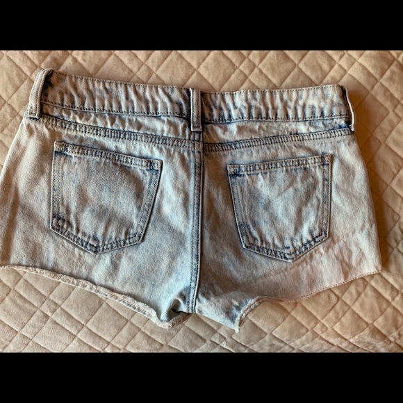 Denim Studded Shorts - Picture 2 of 4
